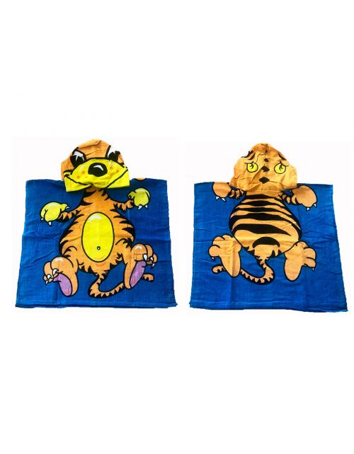 Toalla Poncho Infantil Tigre