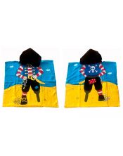 Toalla Poncho Infantil Pirata