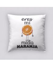 Funda Cojín Reversible Naranja