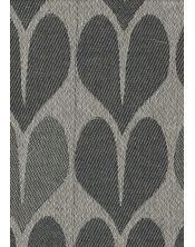 Colcha Foulard Multiusos Jacquard Corazones Gris OA