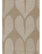 Colcha Foulard Multiusos Jacquard Corazones Beige B