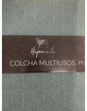 Colcha Foulard Multiusos INDO Azul Celeste