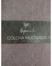 Colcha Foulard Multiusos INDO Azul Celeste