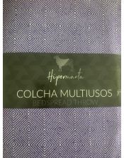 Colcha Foulard Multiusos INDO Azul Celeste