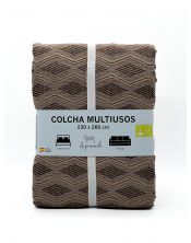 Colcha Foulard Multiusos Jacquard Romboide