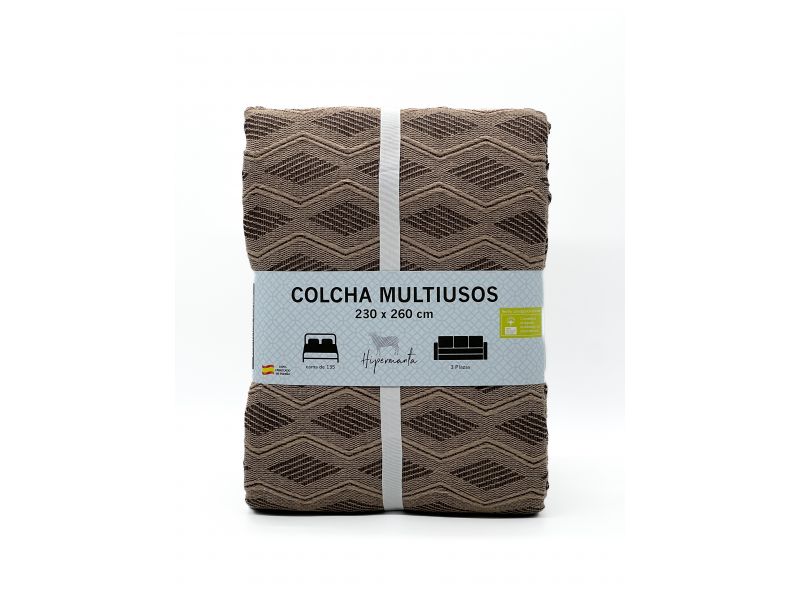 Colcha Foulard Multiusos Jacquard Romboide