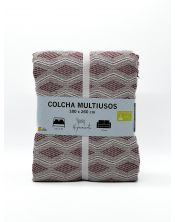 Colcha Foulard Multiusos Jacquard Romboide