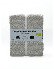 Colcha Foulard Multiusos Jacquard Romboide