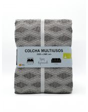 Colcha Foulard Multiusos Jacquard Romboide