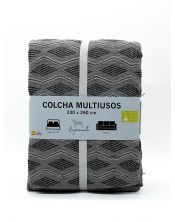 Colcha Foulard Multiusos Jacquard Romboide