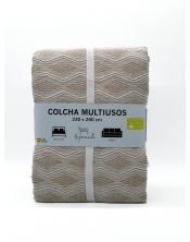 Colcha Foulard Multiusos Jacquard Romboide